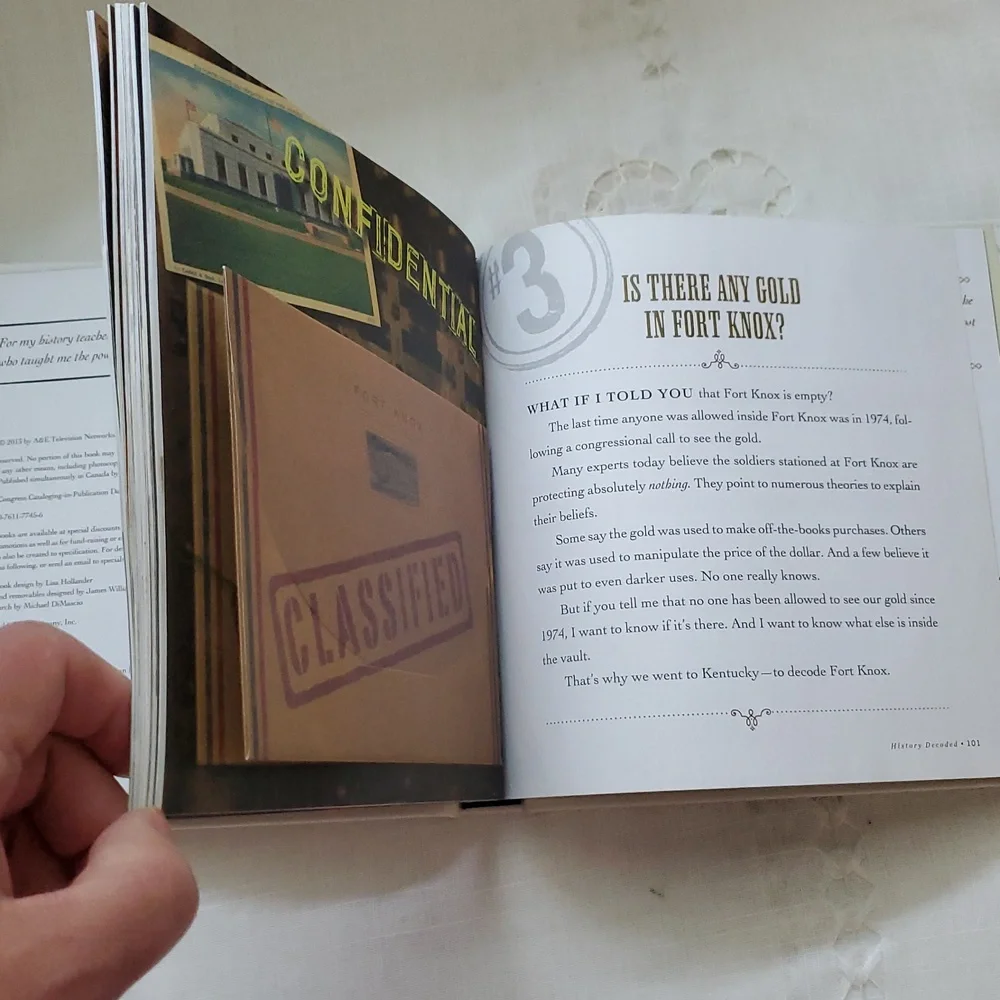 History Decoded 10 Greatest Conspiracies Of All Time Book.